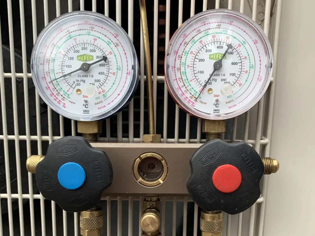 Two valves connected